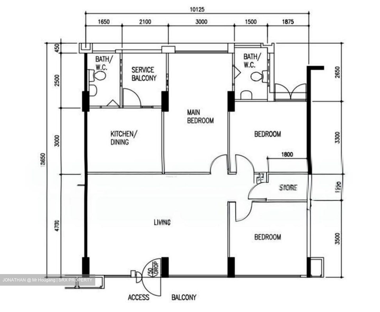 Blk 926 Hougang Street 91 (Hougang), HDB 4 Rooms #554962271